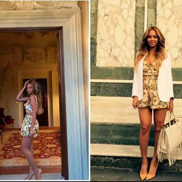 Como es su costumbre, Beyoncé ha presumido sus sexy outfits.