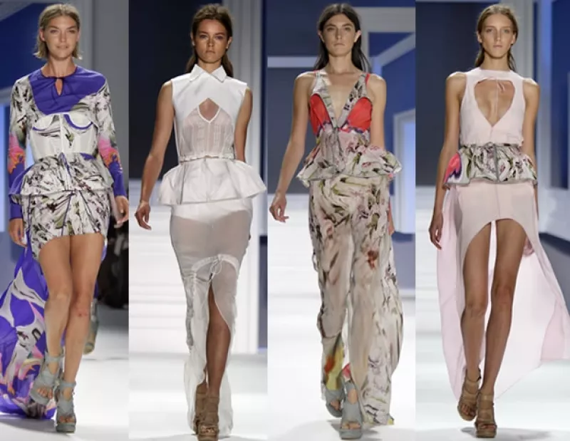 Oscar de la Renta, Marchesa, Rodarte y Vera Wang sobresalieron durante la sexta jornada de actividades del Marco de la Moda neoyorquino.