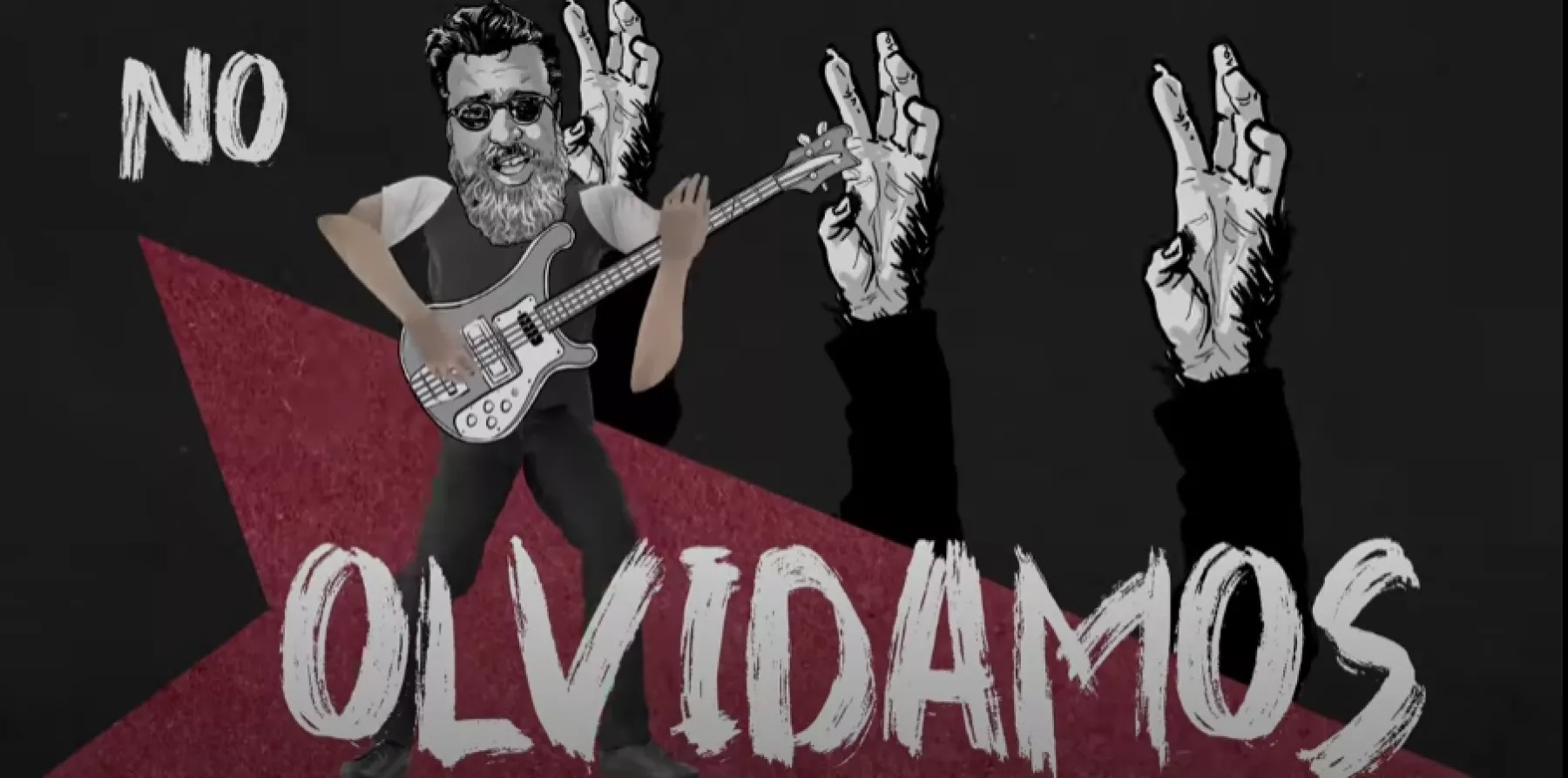 La nueva canción de Molotov manda un mensaje a los presidentes de México. (Arte de No olvidamos, de Molotov). 