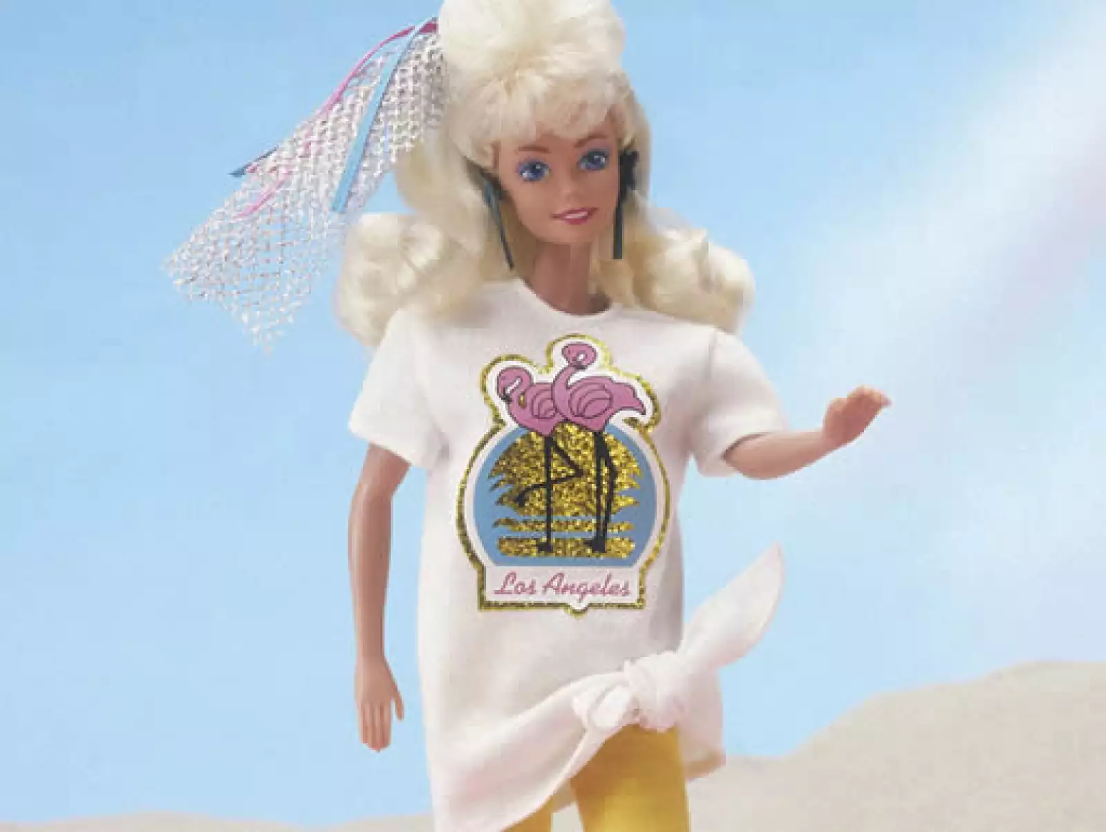 Esta Barbie ochentera muestra el estilo de vida de aquella época.