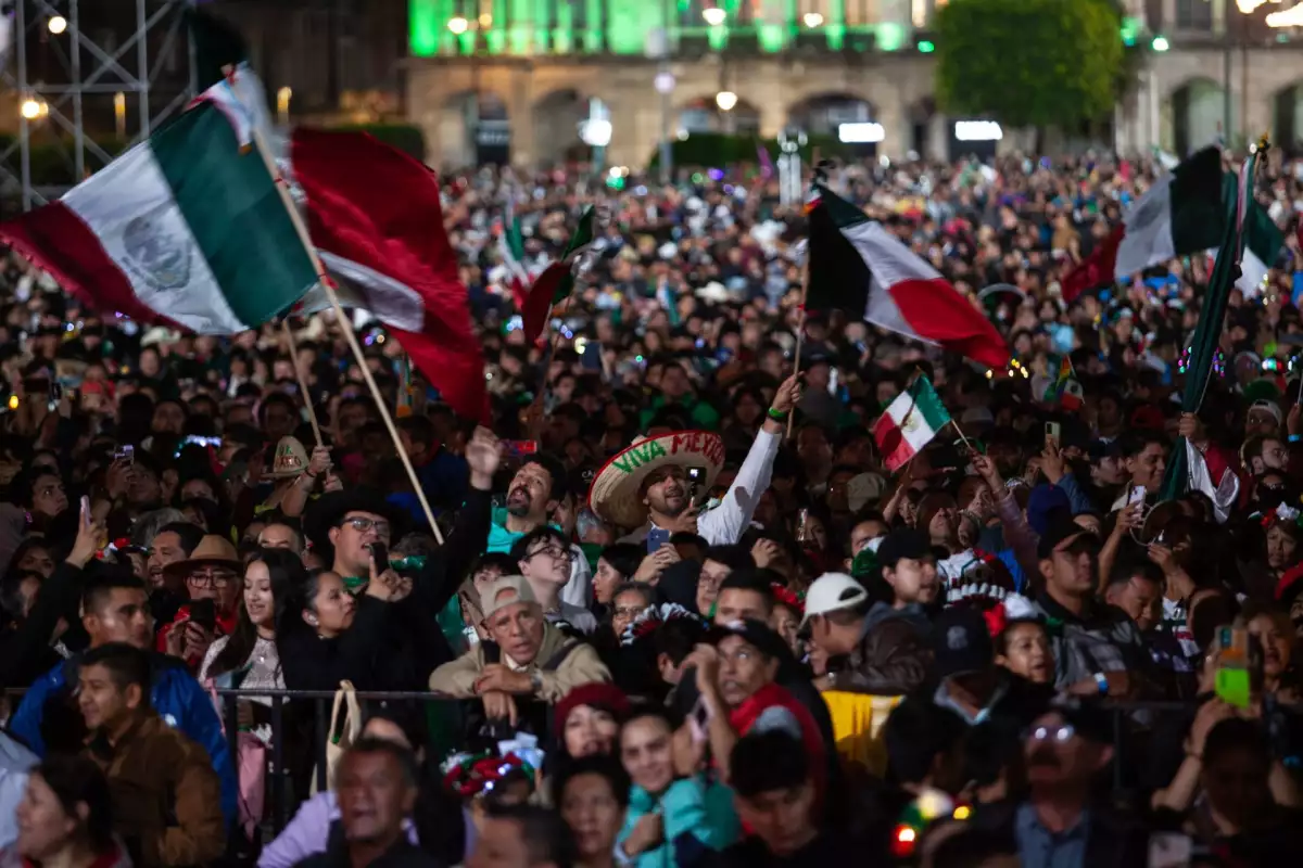 Zócalo Grito de Independencia
