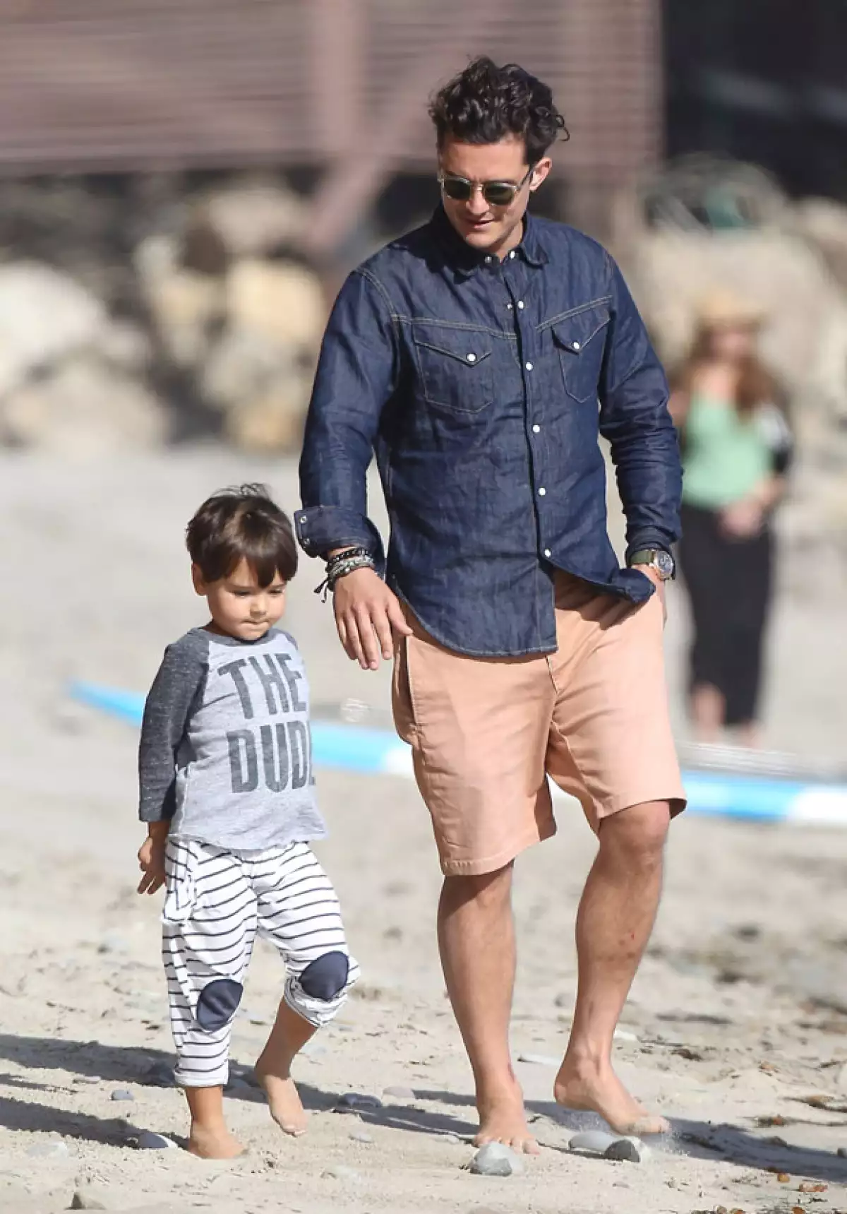 Flynn, de cuatro años, ya es todo un niño grande.