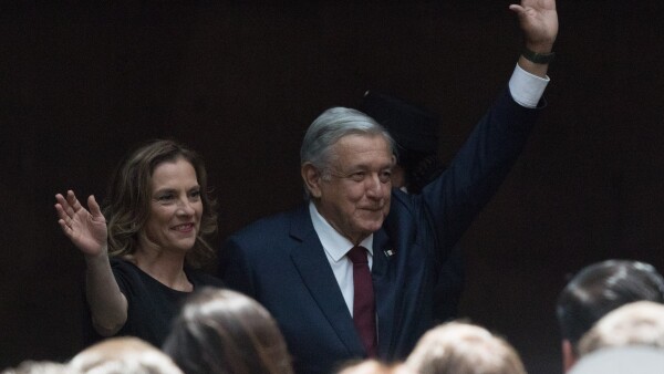 AMLO y Beatriz Gutiérrez Müller