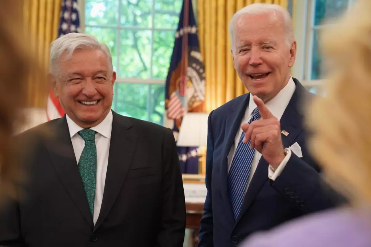 La reunión López Obrador - Joe Biden