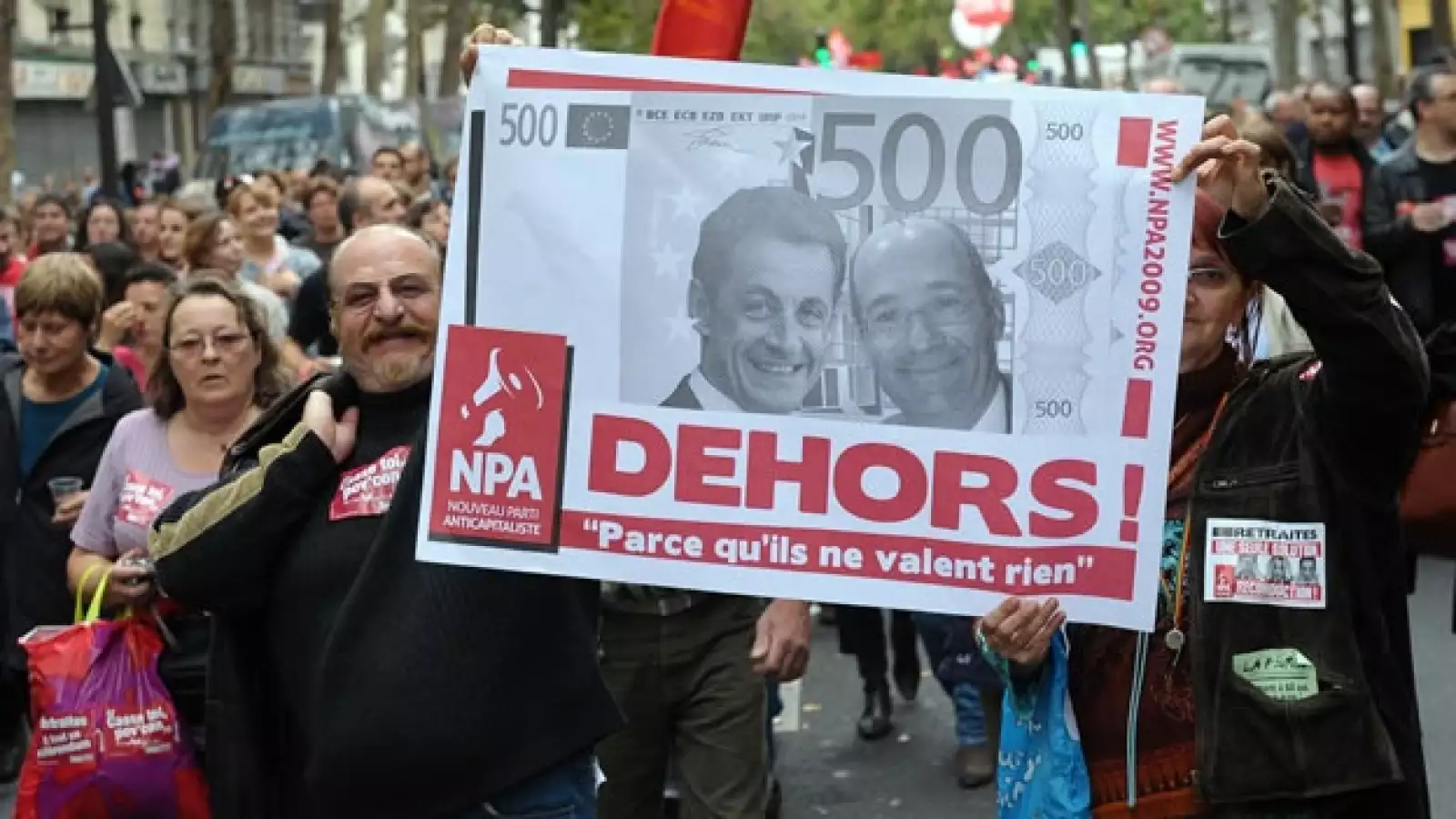 manifestacion en paris por pensiones