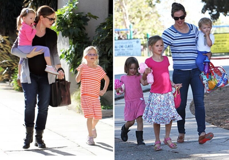 Cuando Jennifer no está trabajando, ella pasa tiempo con sus hijos usando outfits relajados y sin duda con algún toque stylish.