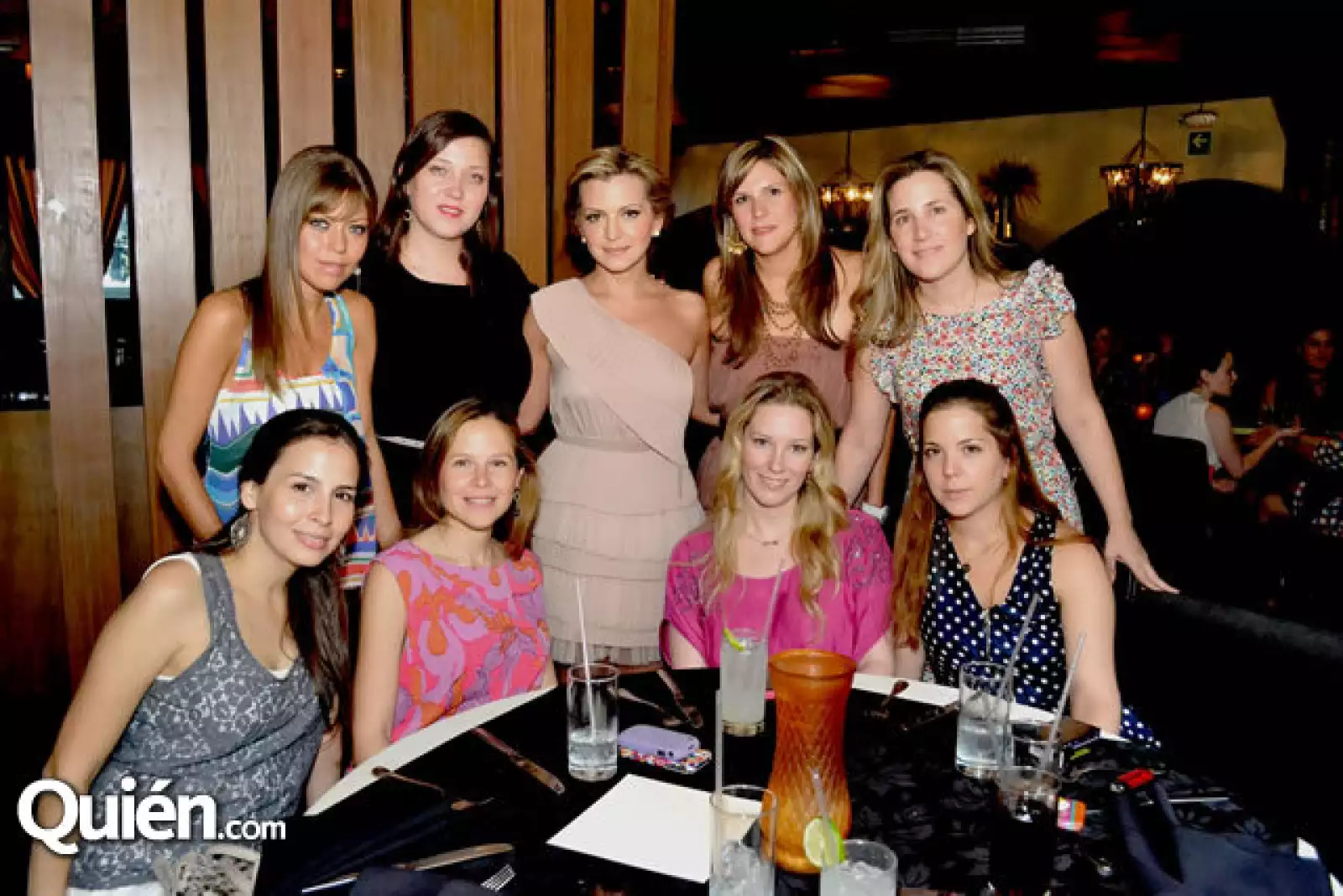 Erika Villareal de Castillo, Carolina Elozua de Martínez, Mariana Rangel, Adriana Garza de Gil, Paula Rodríguez de Vega, Erika Odriozola, Gaby Gutiérrez de González, Laura Alanis y Balbina Elizondo de Díaz