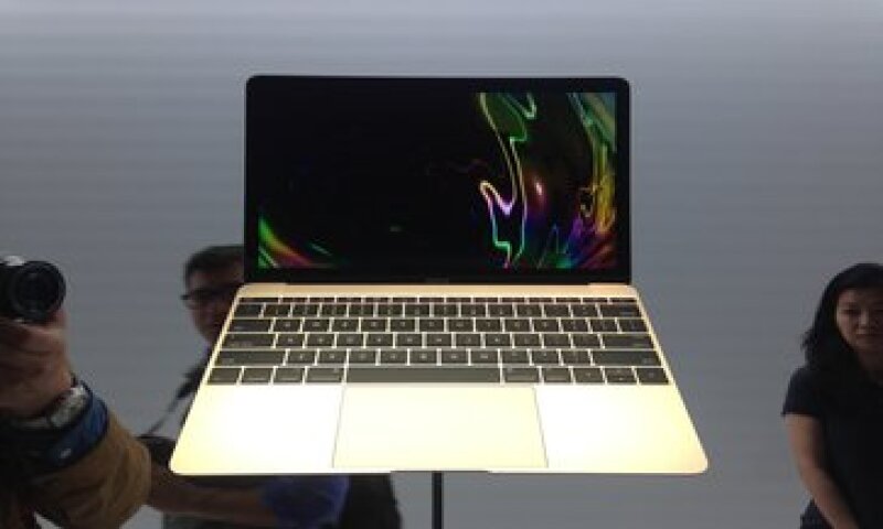 La nueva MacBook tendrá un precio en México de 22,999 pesos. (Foto: Gabriela Chávez )