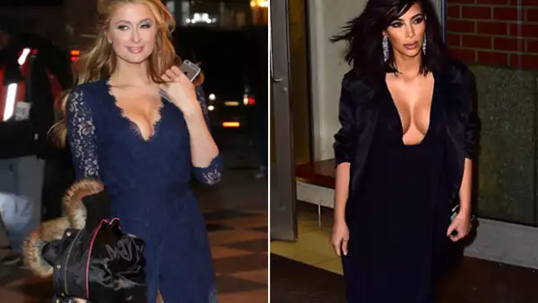 Durante el fin de semana ambas famosas fueron captadas en Nueva York portando oufits que mostraron lo mejor de sus atributos frontales. ¿Quién lo lució mejor?