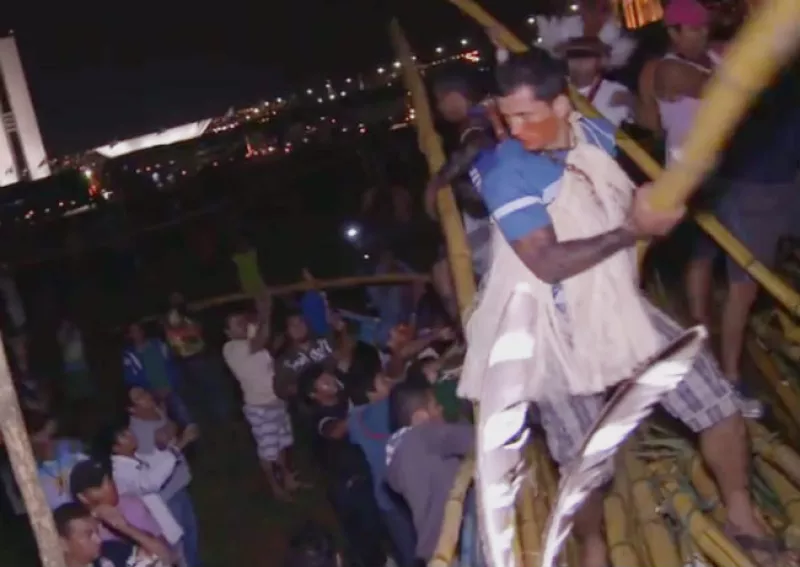 Campamento ind�gena, Brasil