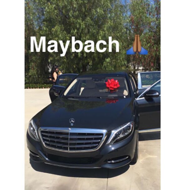 Kylie compartió en Snapchat la sorpresa de su novio.