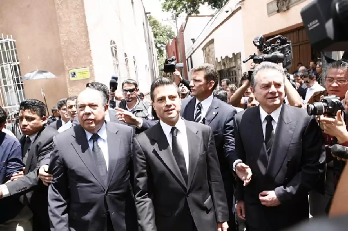 Enrique Peña Nieto a su llegada.