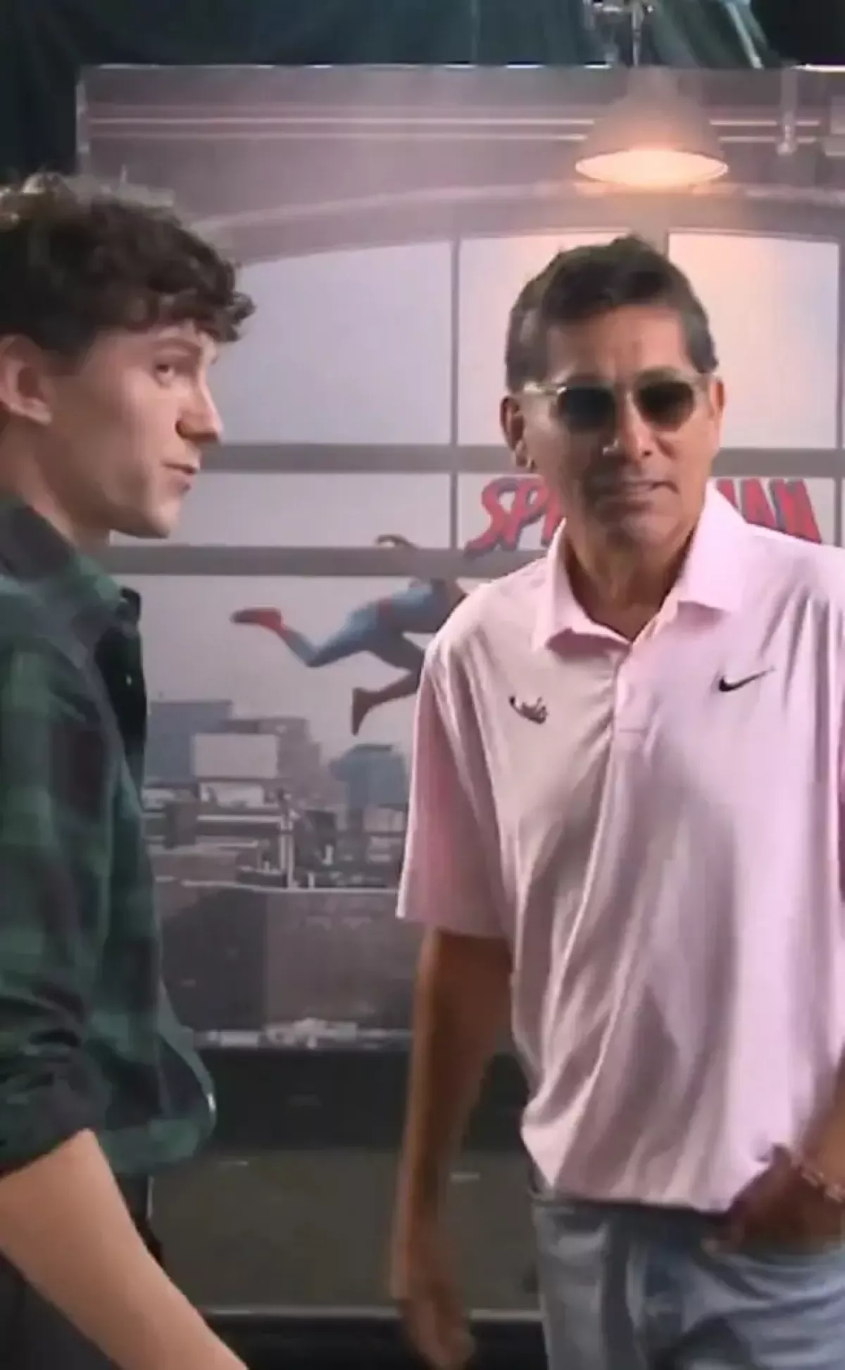 Tom Holland y Jorge Campos