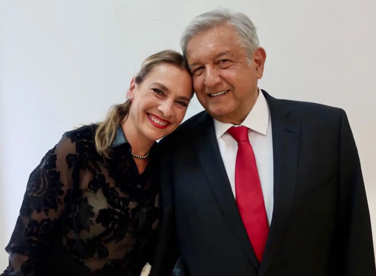 Beatriz Müller y Andrés Manuel López Obrador
