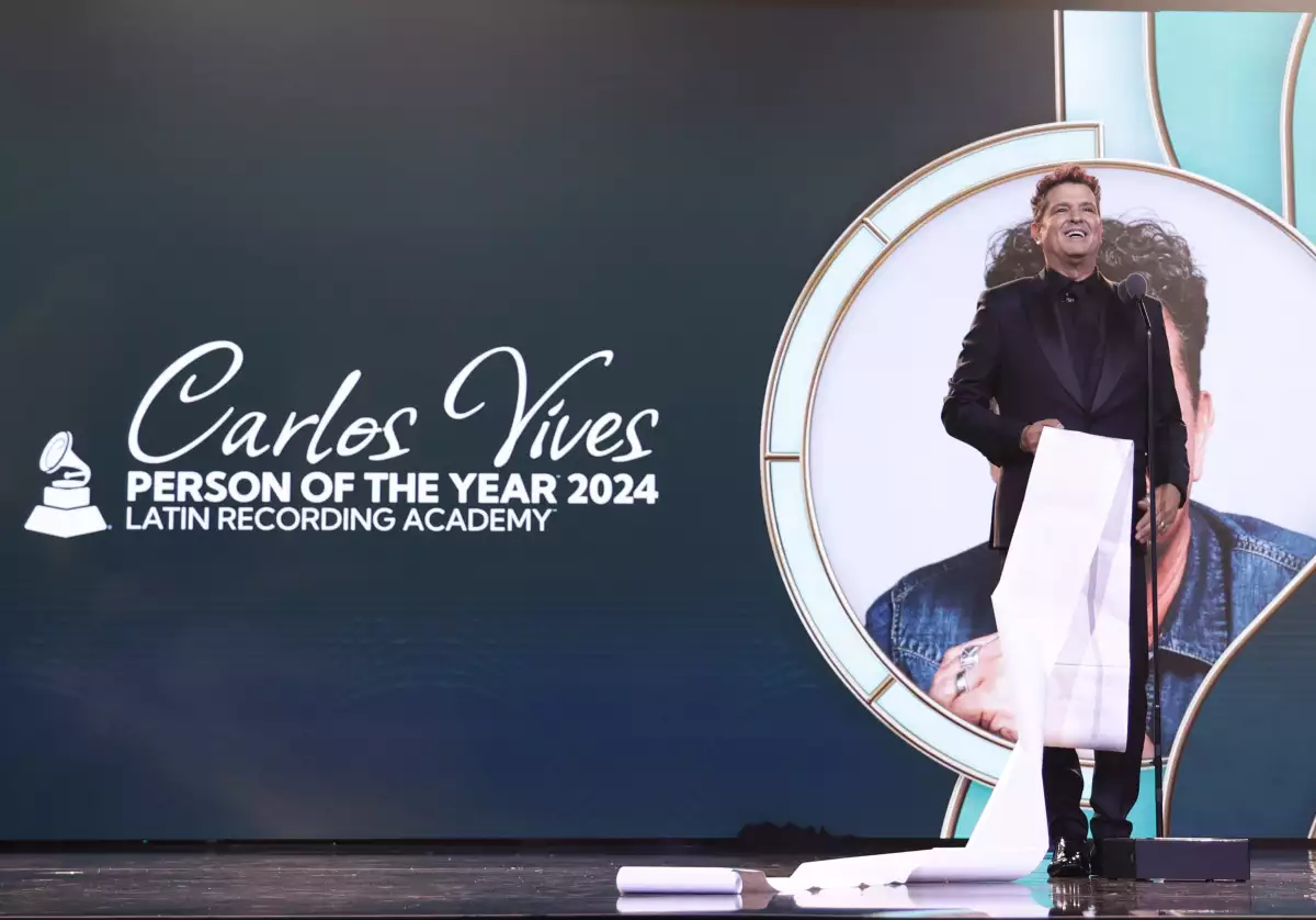 carlos vives es persona del año 2024 de los latin grammy