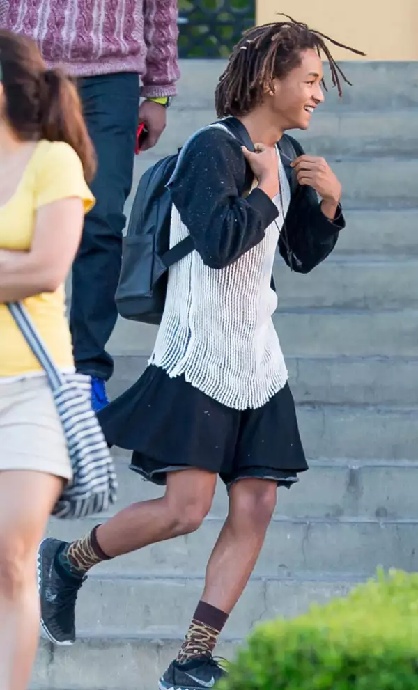 El hijo de Will Smith es fanático de las faldas.