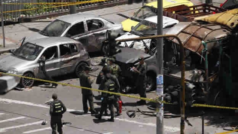 atentado Colombia Bogotá