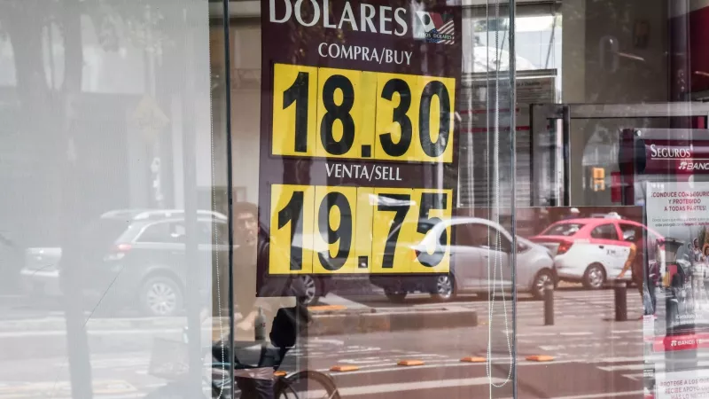 dolar 20 pesos