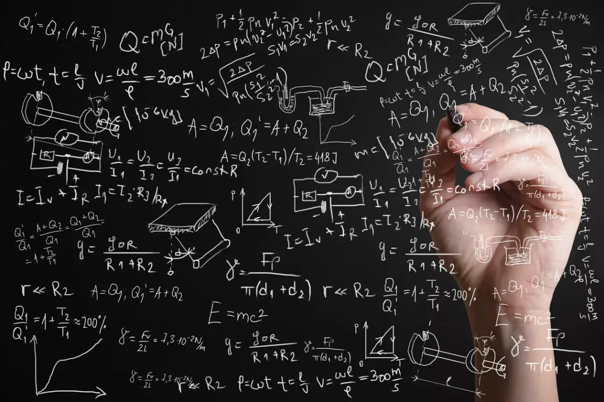 escritura fomulas algoritmo investigacion ciencia cientifico anotacion 