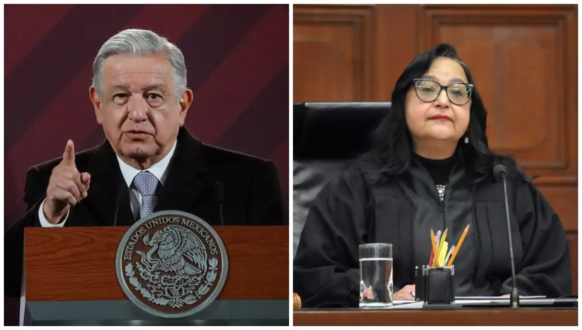 AMLO y Norma Piña