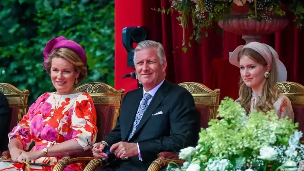 Matilde, Felipe de Bélgica y la princesa Elisabeth