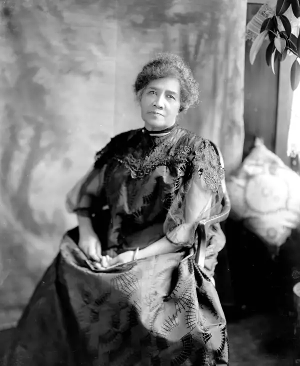 La reina Lili'uokalani de Hawái (tomada alrededor de 1905-1917)