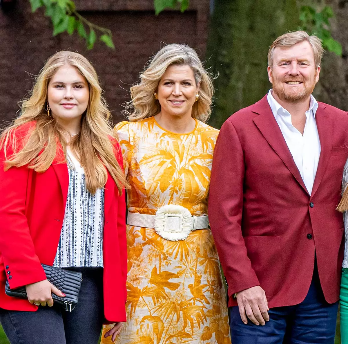 Princesa Amalia, Reina Máxima y Guillermo de Holanda