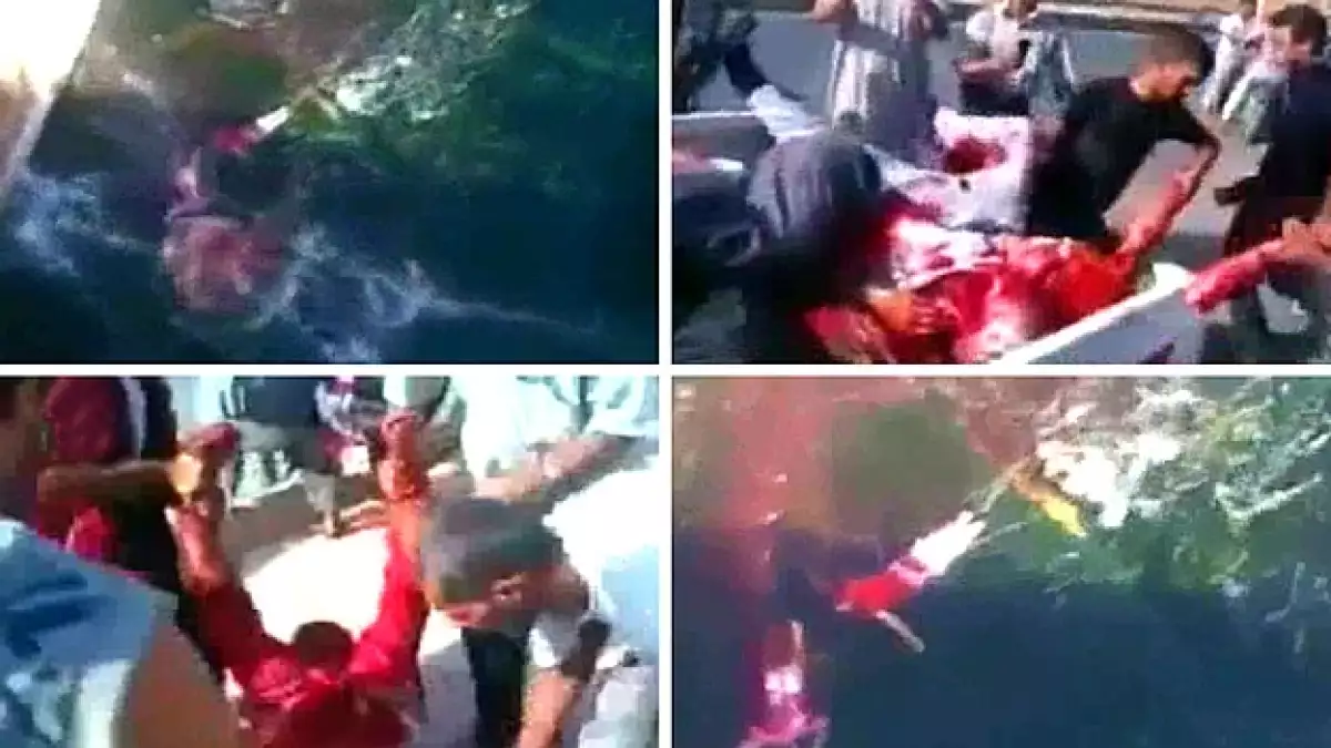 Siria muertos rebeldes soldados rio Orontes