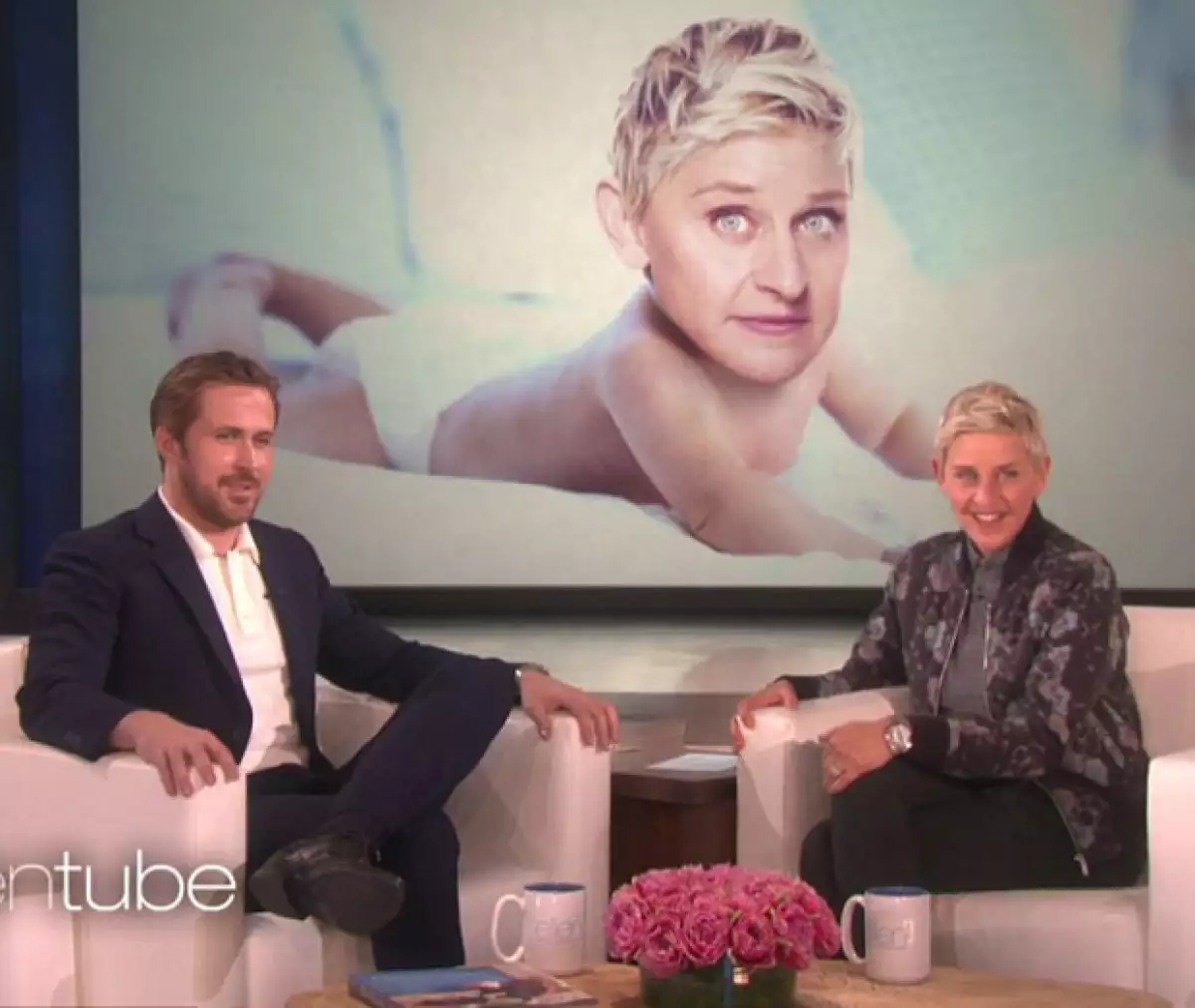 Con gran sentido del humor tomó Ryan Gosling la "revelación" que hizo la comediante en su programa.