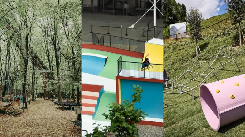 Parques que son obras de arte: la arquitectura transforma estos espacios para jugar 