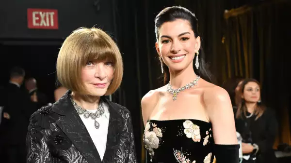 Anne Hathaway y Anna Wintour