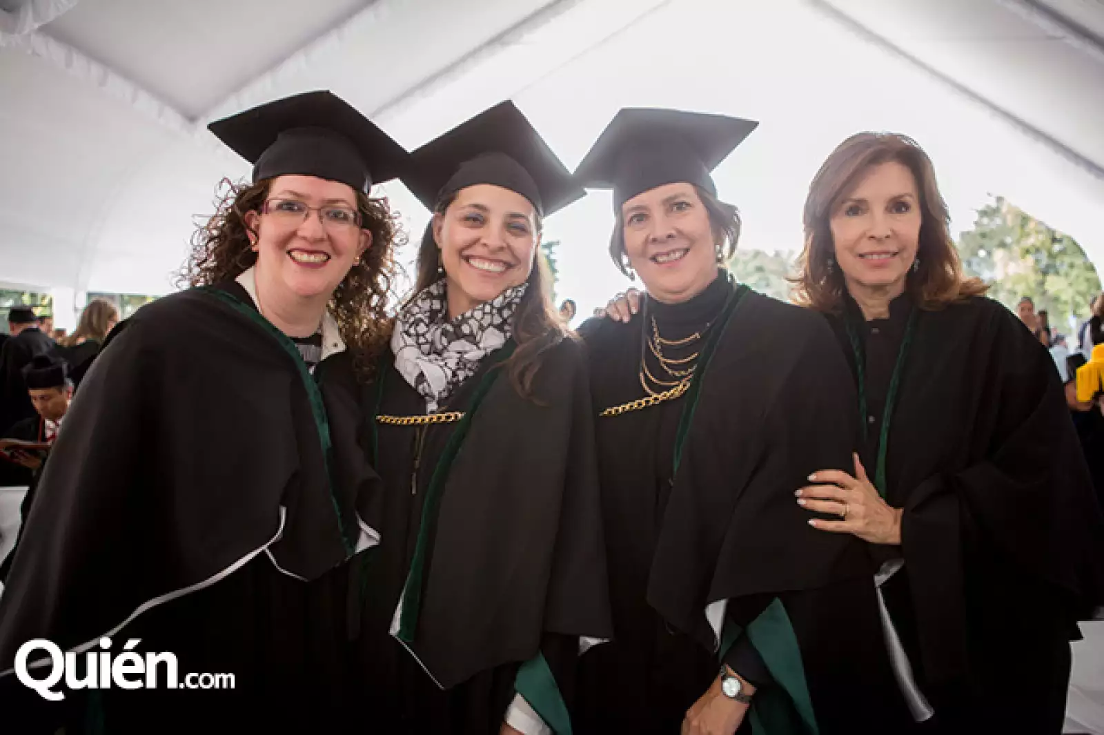 Mirella López, Mayra Huerta, Inés Botero y Diana Galindo
