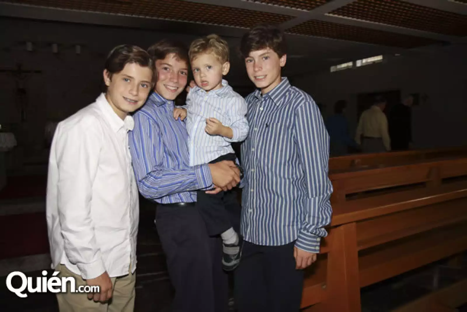 Santiago Barreiro, Diego Salcedo, Rodrigo Gallardo y Juan Pablo Barreiro