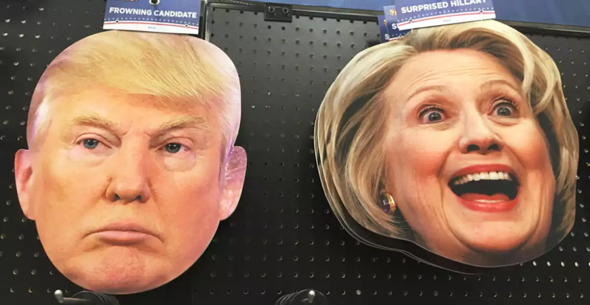 Donald y Hillary vistos de cerca.