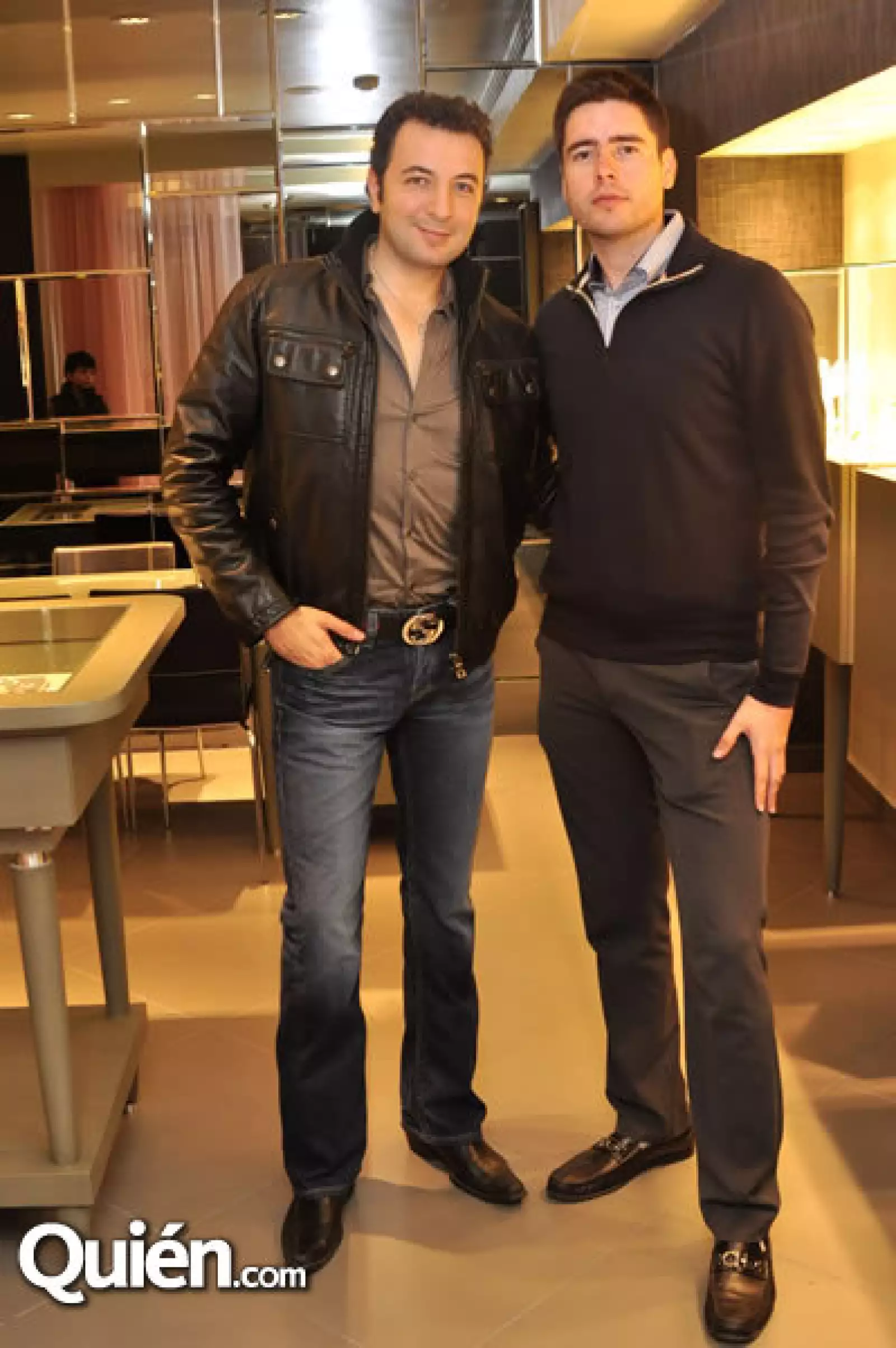 Omar Strada y Pedro Quiñones