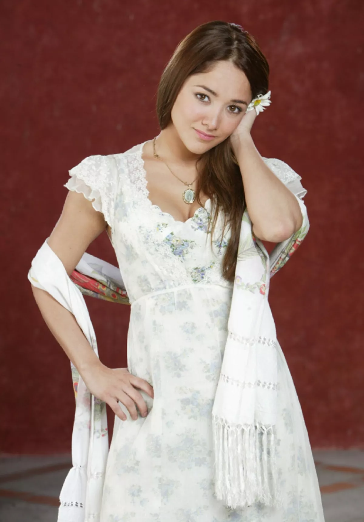 Sherlyn en la telenovela Fuego en la sangre, 2008.