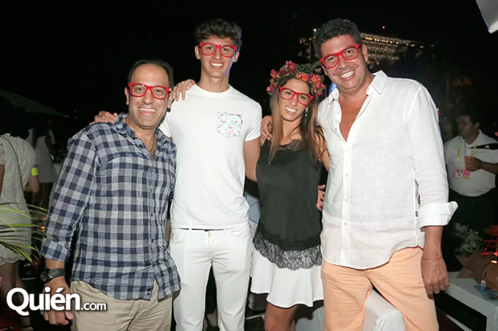 Marco Antonio Slim, Arturo Elias Slim, Johnna Slim y Arturo Elias Ayub