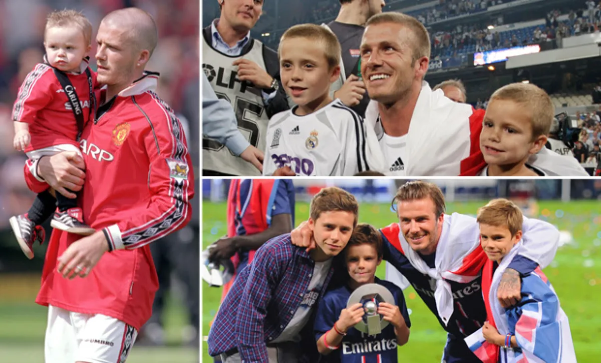 El pequeño que acompañaba a David Beckham en sus mejores logros como futbolista se ha convertido en todo un adolescente.