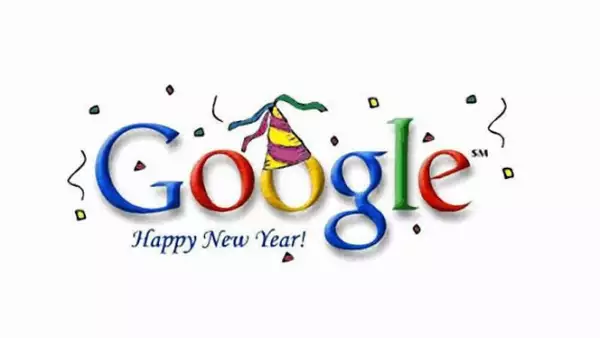 Publicado el primero de enero de 2000, este diseño fue la felicitación de Google para el inicio del nuevo periodo.