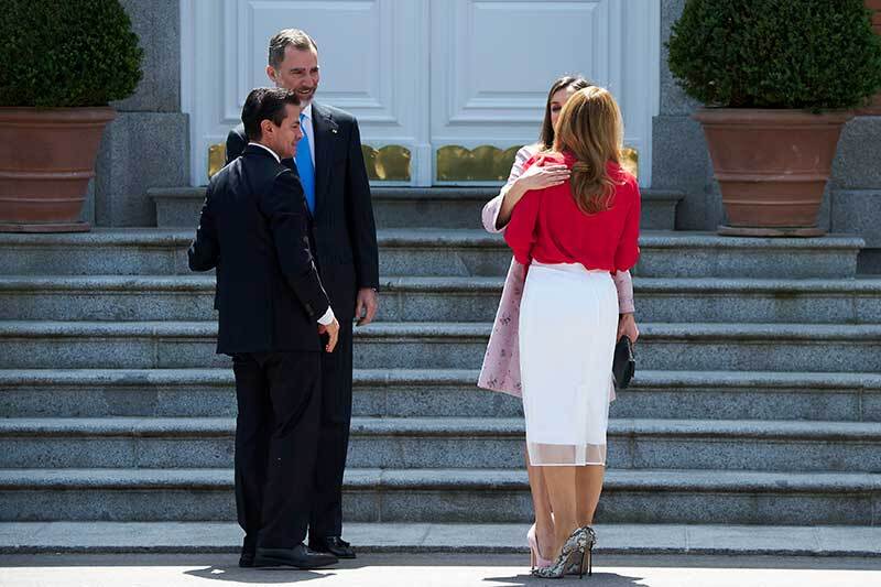 Angelica Rivera, Enrique Peña Nieto, Letizia y Felipe