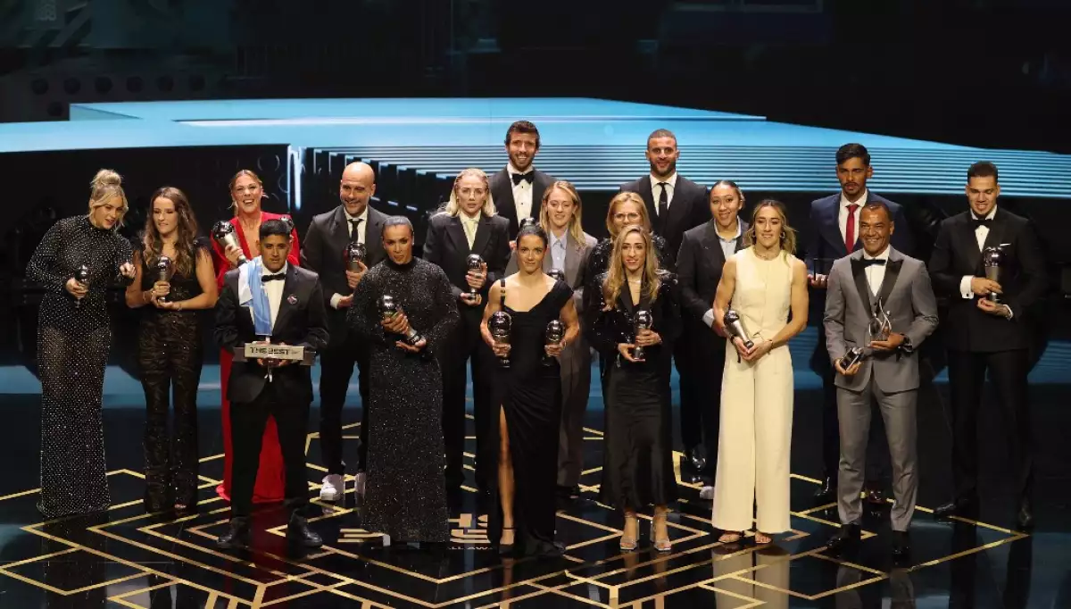 Las y los ganadores de los premios FIFA The Best 2023.