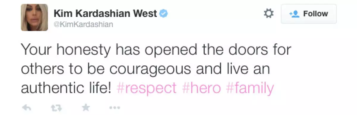 Kim admiró la honestidad de Bruce.