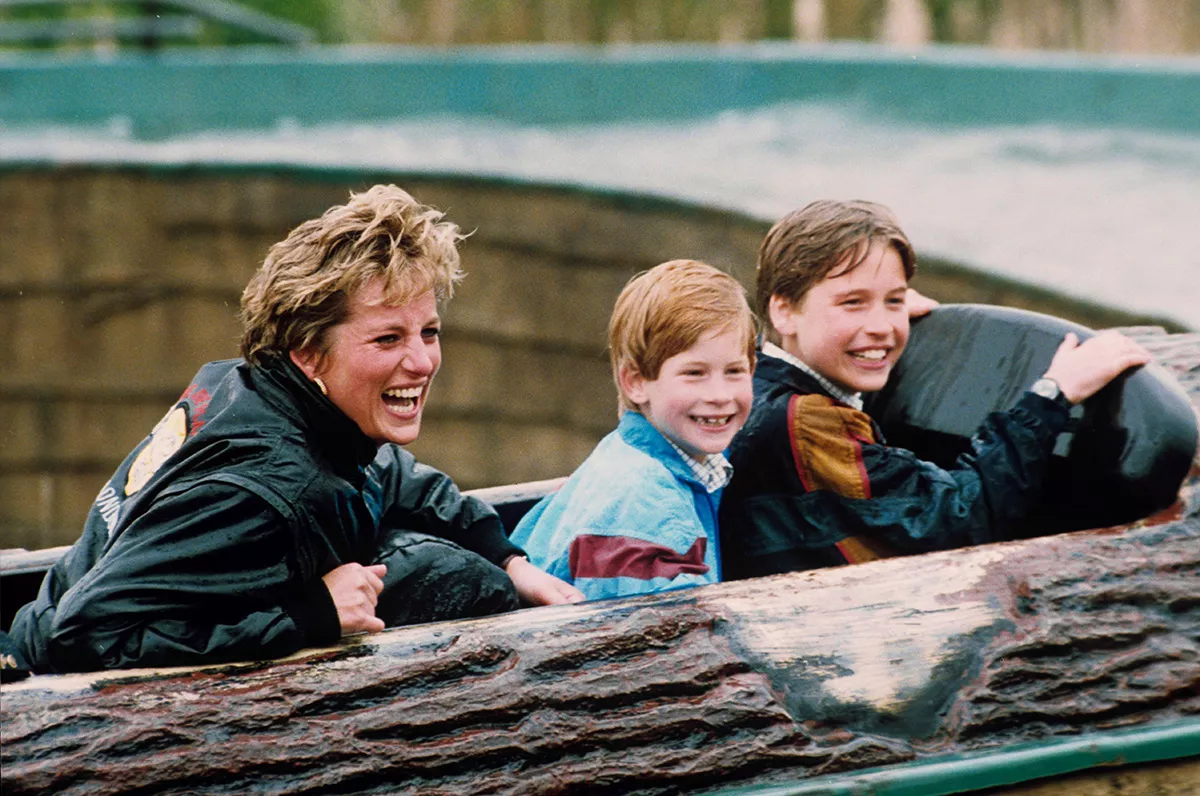 PRINCESS DIANA AT THORPE PARK, BRITAIN - ARP 1993