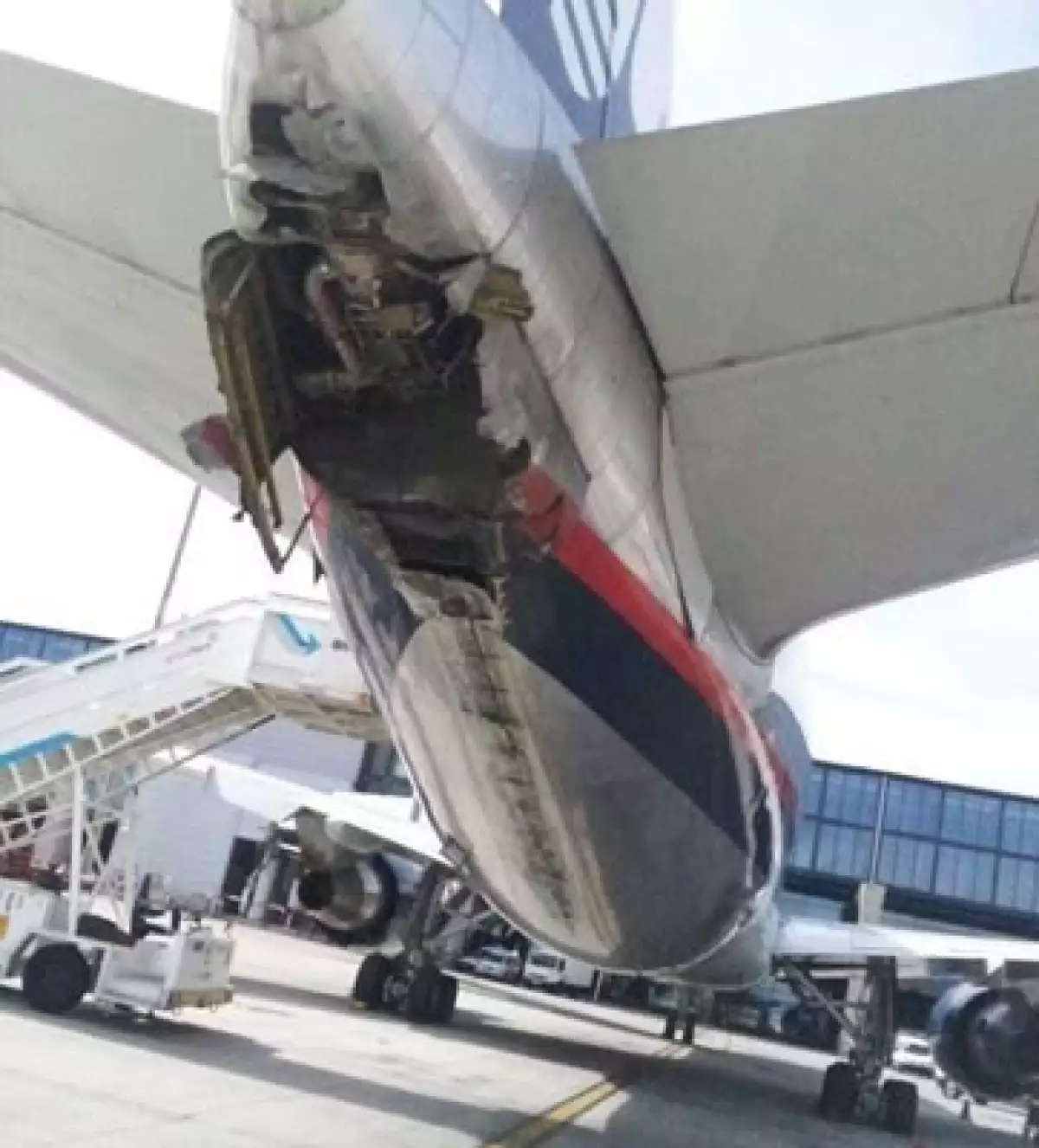Aeroméxico dice que trabaja en encontrar las causas del accidente. (Foto: Tomada de Twitter)