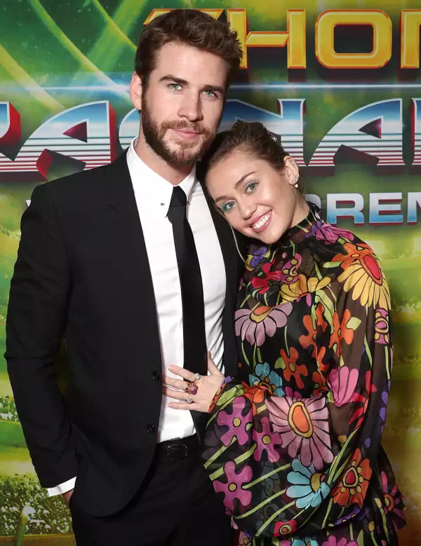 Miley Cyrus y Liam Hemsworth  