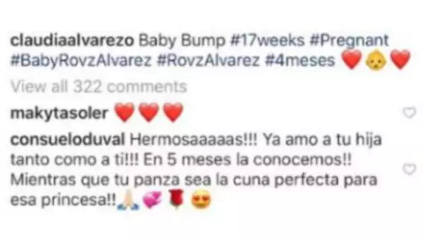 Instagram de Claudia Álvarez
