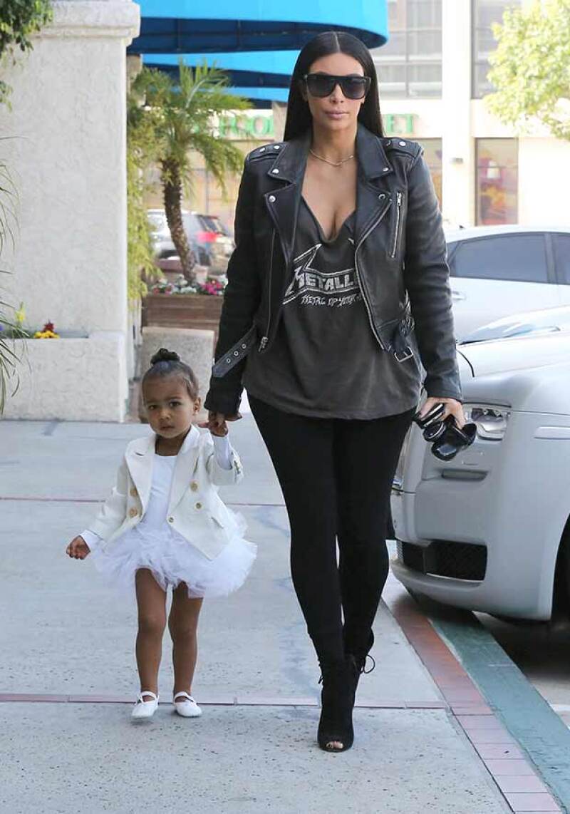 Kim ha inculcado a su hija su pasión por la moda.