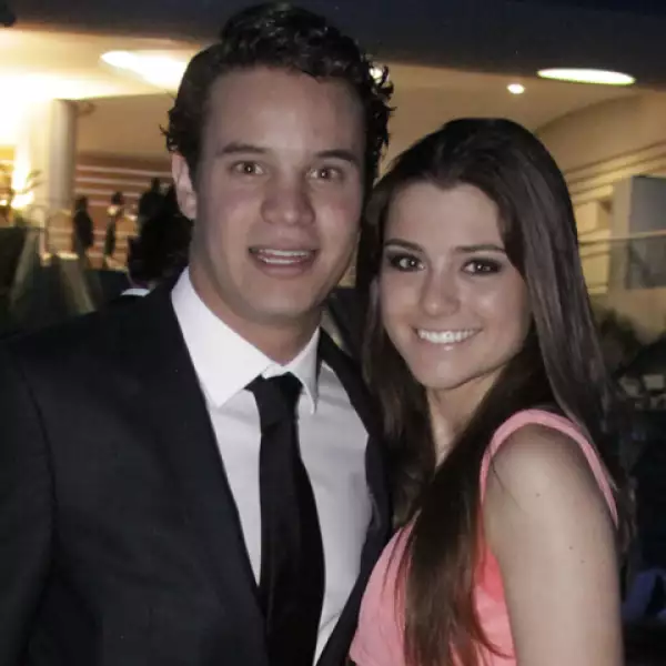 Isabel Suárez en la graduación del colegio Del Bosque