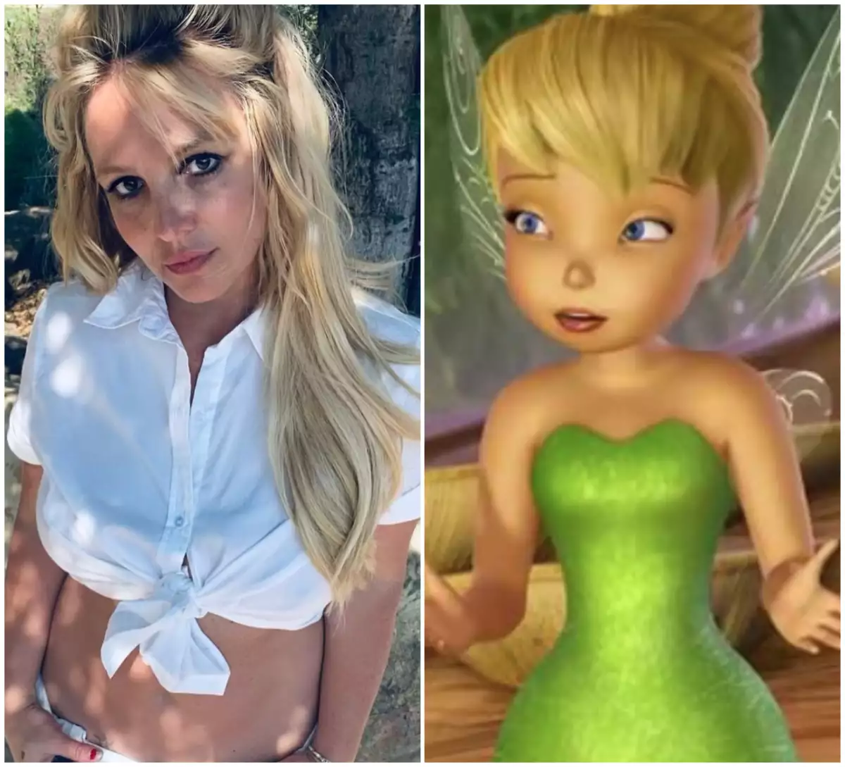 Britney Spears/Tinker Bell.