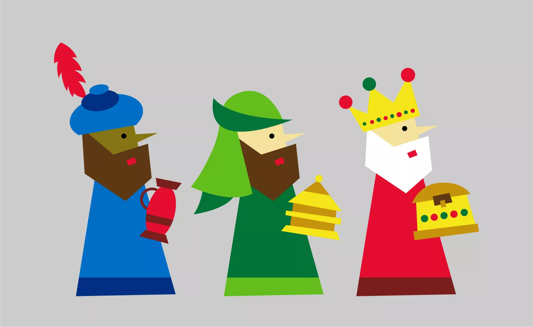 Los Reyes Magos se han vuelto usuarios de tecnología, por ello los ayudamos en su búsqueda.